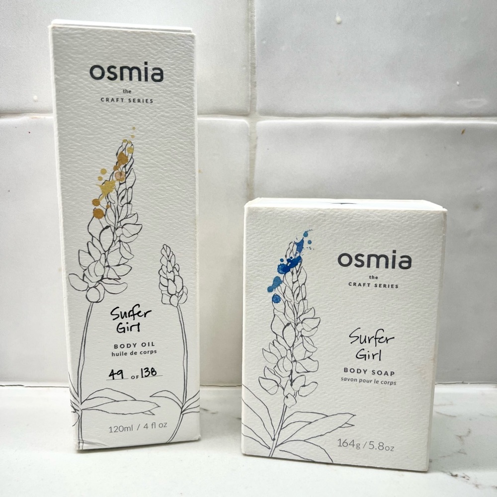 OSMIA Surfer Girl Body Oil & Body Soap (the Craft Series)
